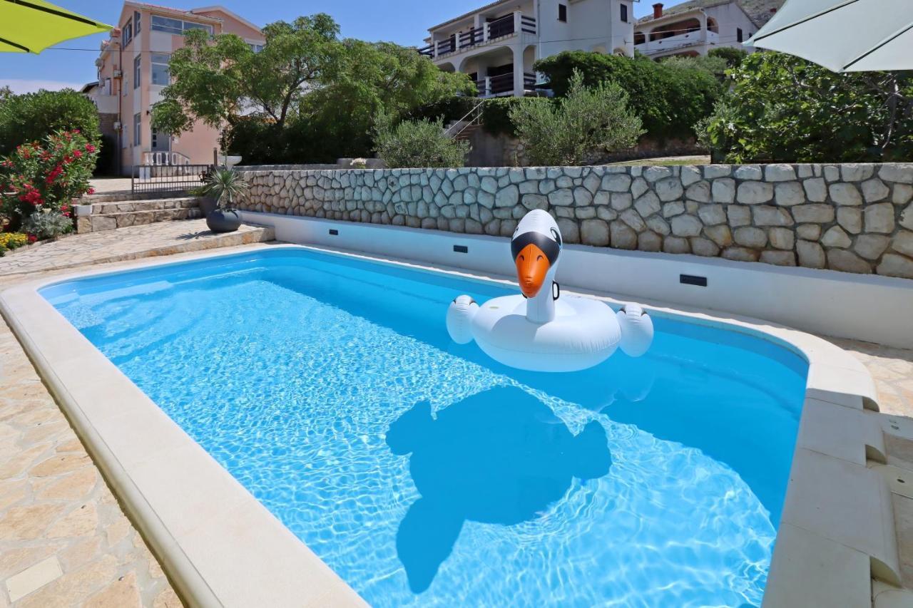 Seaside Apartments With A Swimming Pool Pag - 6412 Pag Town Bagian luar foto