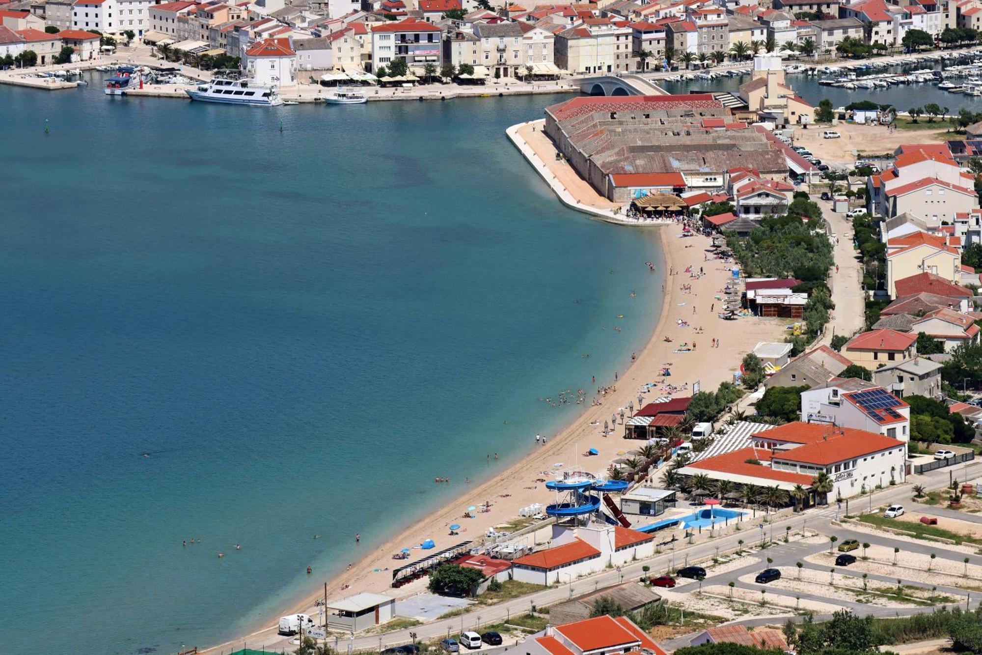 Seaside Apartments With A Swimming Pool Pag - 6412 Pag Town Bagian luar foto